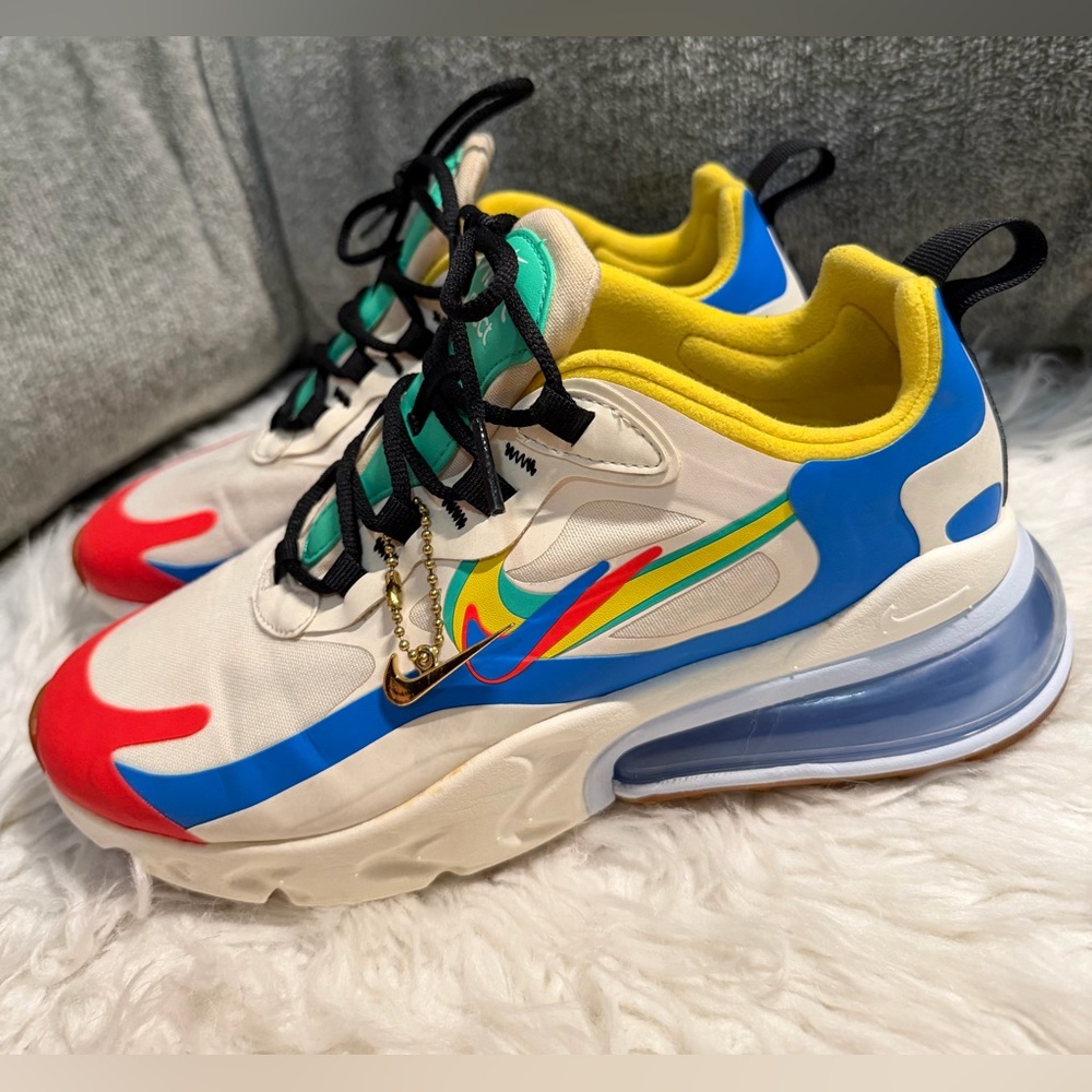 Nike Air Max 270 React Legend of Her Women’s Size 7 Multicolor Sneakers